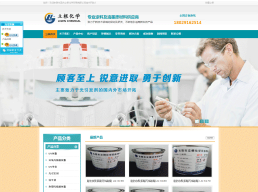 东莞市立根化学贸易有限公司网站建设项目-